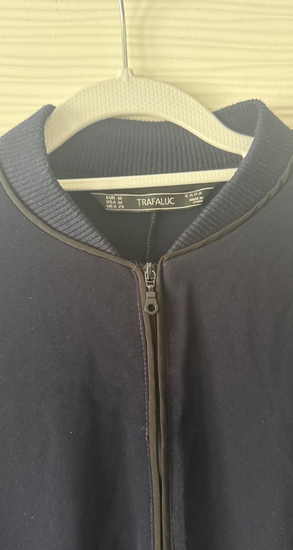 Fermuarlı Mini Lacivert Şort Tulum - Görsel 4