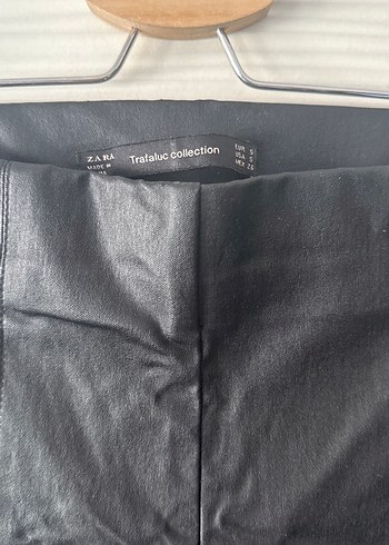 s Beden siyah Renk Siyah Deri Biker Kadın Pantolon