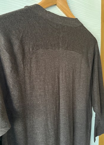 Kahverengi Triko Elbise-Tunik - Görsel 7