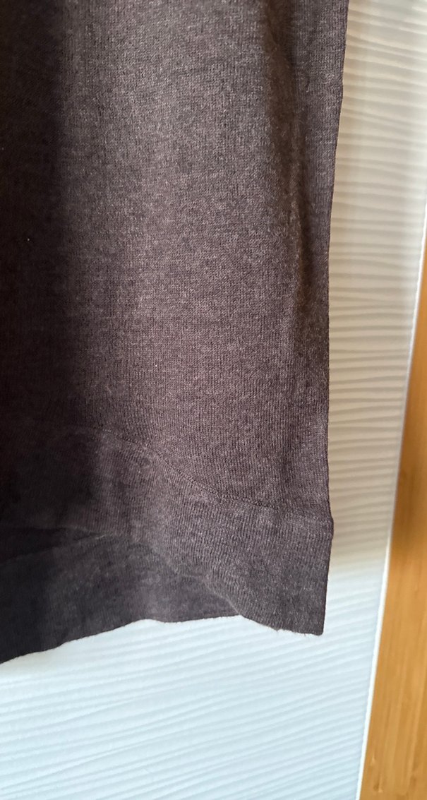 Kahverengi Triko Elbise-Tunik - Görsel 5