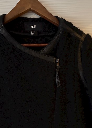 Fermuarlı Siyah Kadın Ceket - Görsel 3