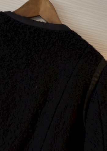 Fermuarlı Siyah Kadın Ceket - Görsel 7