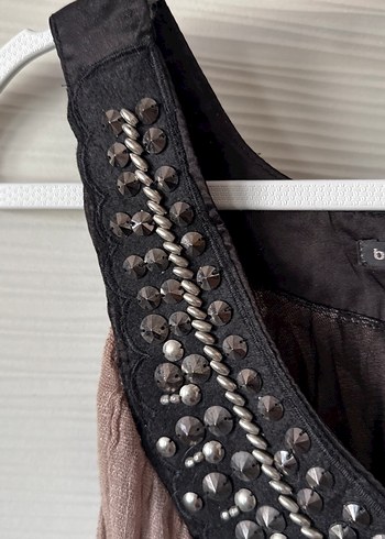 Zımba Detaylı V Yaka Bohem Kadın Elbise - Görsel 6