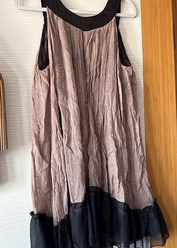 Zımba Detaylı V Yaka Bohem Kadın Elbise - Görsel 8