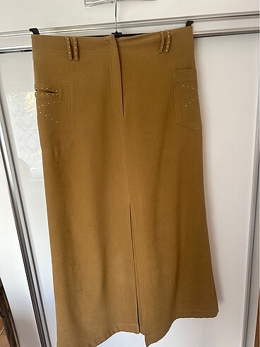 Kadın yırtmaçlı etek - Görsel 4