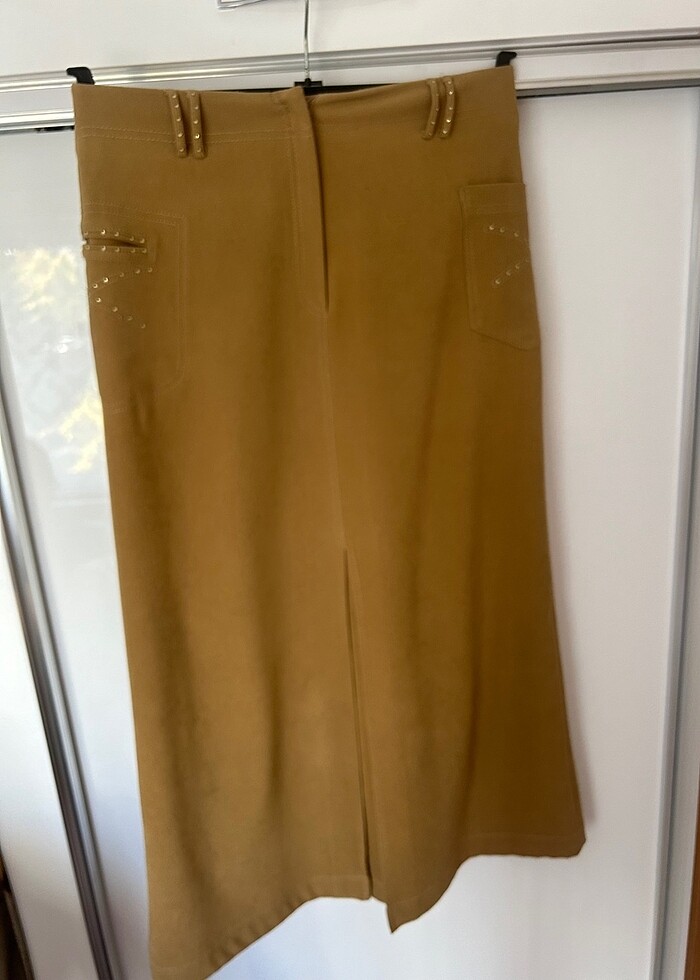 Kadın yırtmaçlı etek - Görsel 3