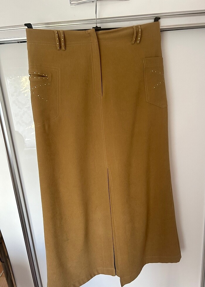 Kadın yırtmaçlı etek - Görsel 4