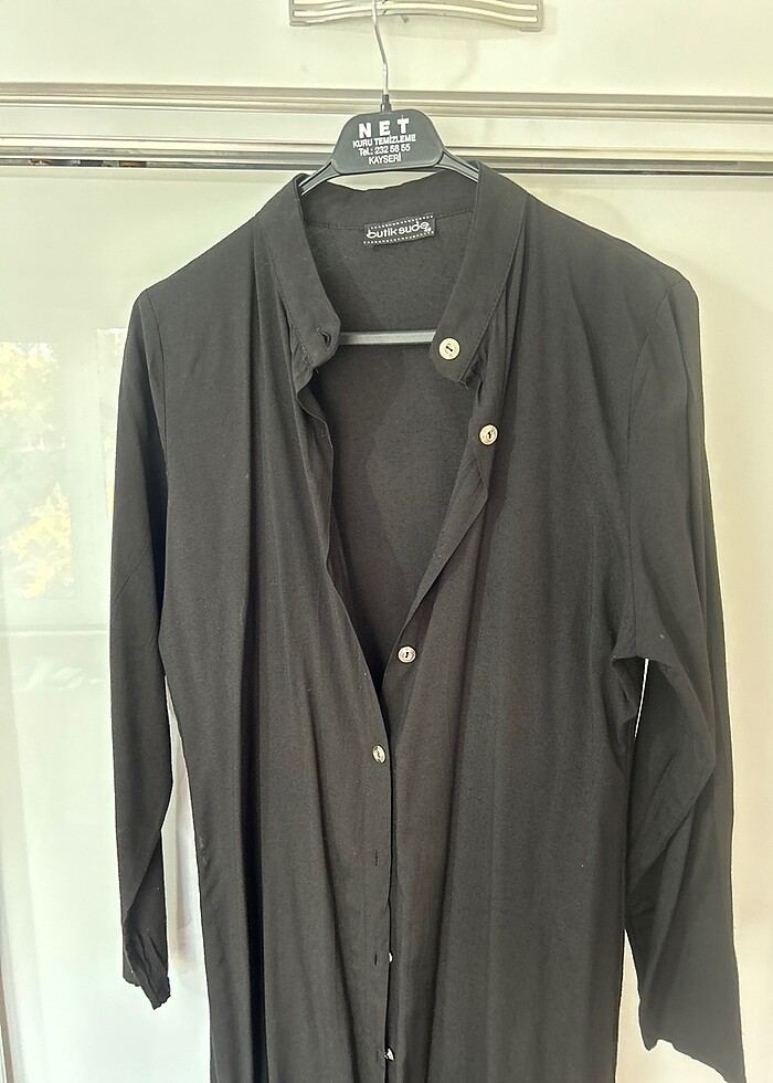 Kadın siyah tunik - Görsel 2