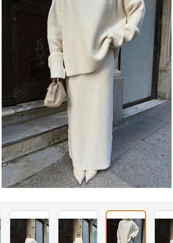 Triko etek kazak takım - Görsel 4