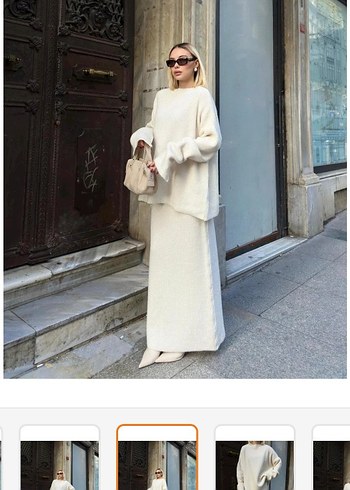 Triko etek kazak takım - Görsel 3