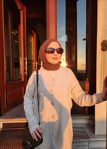 Düğmeli Uzun Hırka - Görsel 2