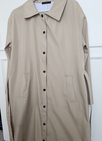 38 Beden camel Renk Trenckot