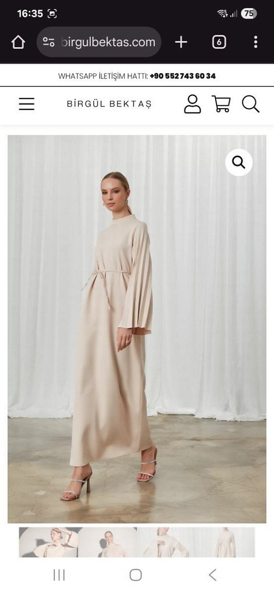 Tesettür özel gun elbisesi - Görsel 4