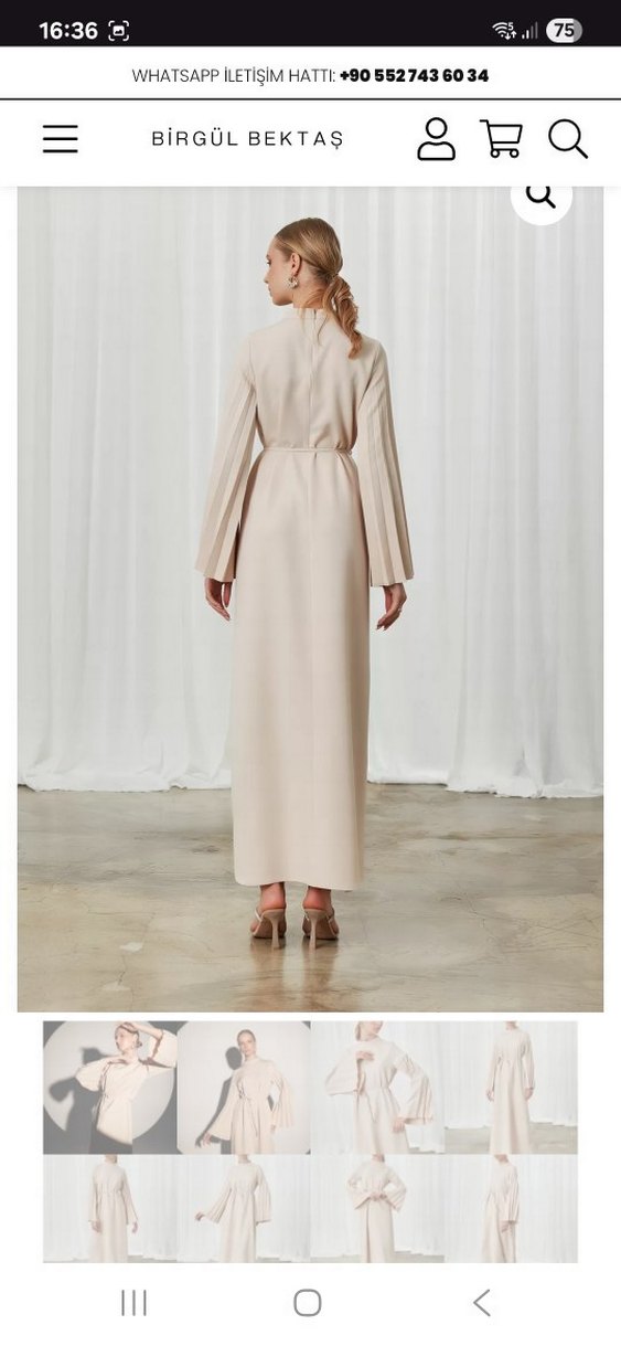 Tesettür özel gun elbisesi - Görsel 2