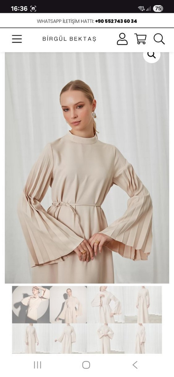 Tesettür özel gun elbisesi - Görsel 3