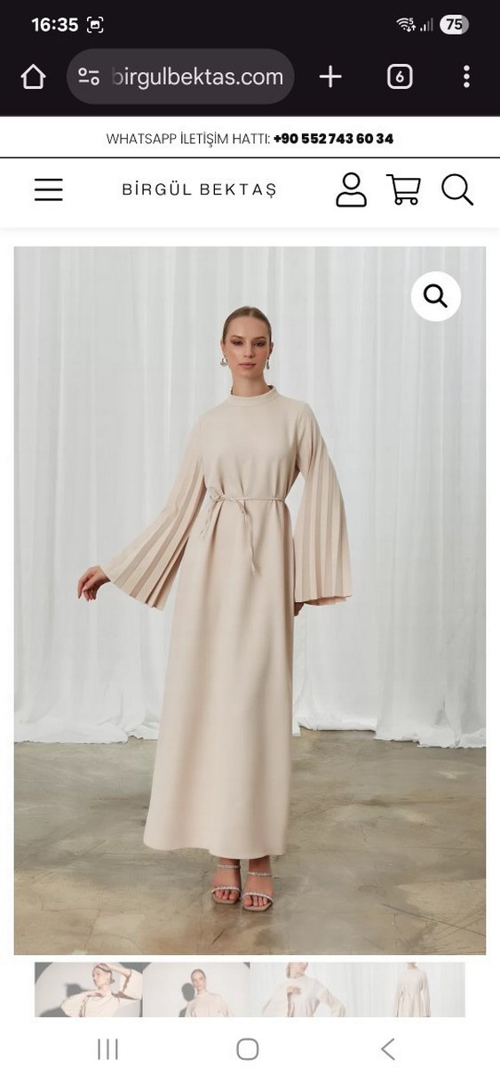 Tesettür özel gun elbisesi - Görsel 5