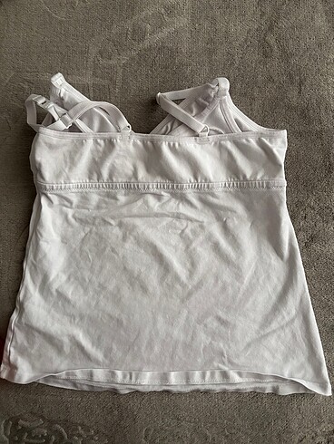 Beyaz emzirme atleti çıtçıtları sağlam - Görsel 5