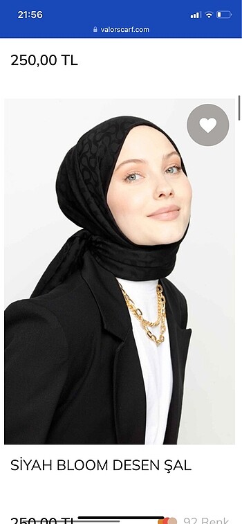 Valor Scarf Bloom Desen Şal