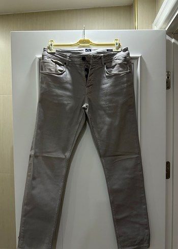 W collection gri slim Fit Denim Pantolon