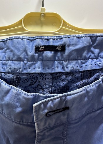 34 Beden W collection Erkek Lacivert Regular canvas Pantolon