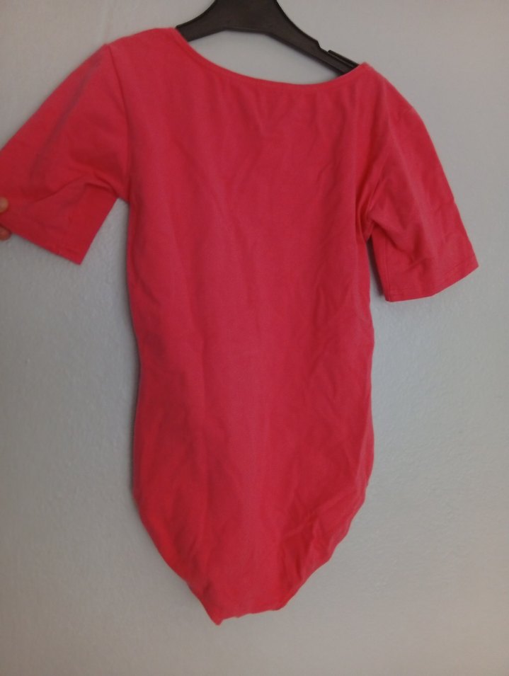 Kız Çocuk Pembe Kısa Kollu zıbın Tişört - Görsel 3