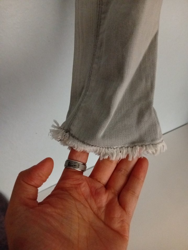 Bej Hamile Keten Pantolon - Görsel 2