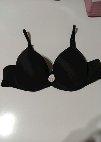 Siyah Minimalist Midi Sütyen - Görsel 2