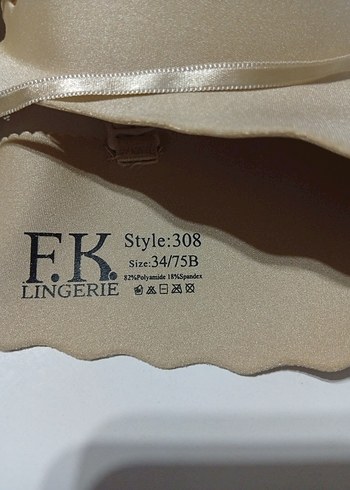 Bej Bohem Tarzı Minimalist Sütyen - Görsel 3