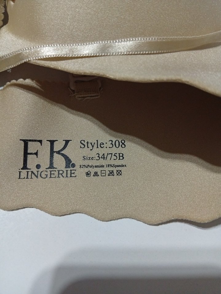 Bej Bohem Tarzı Minimalist Sütyen - Görsel 3