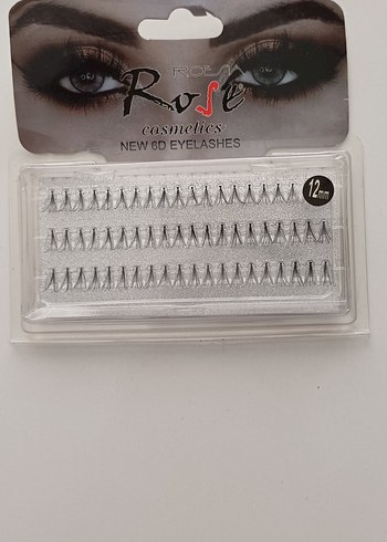 Bej 6D Takma Kirpik 12mm - Rose Cosmetics