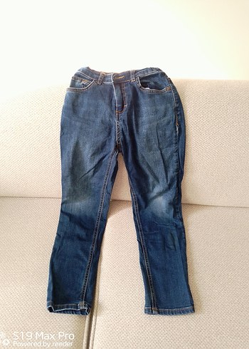 Erkek Çocuk Mavi Bol Kesim Kot Pantolon - Görsel 2