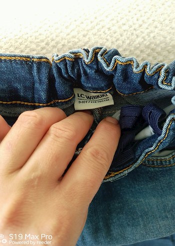 Erkek Çocuk Mavi Bol Kesim Kot Pantolon - Görsel 3