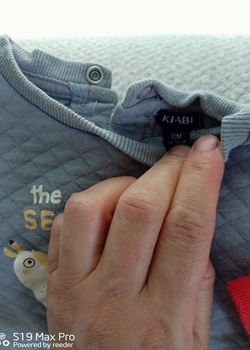 Uzun Kollu Gri Örme Bebek Takımı - Görsel 3