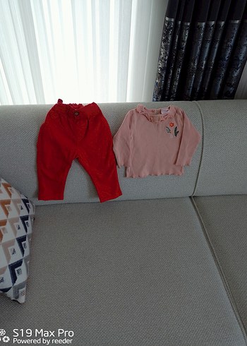 Uzun Kollu Pembe Bebek Kız Takımı - Görsel 4