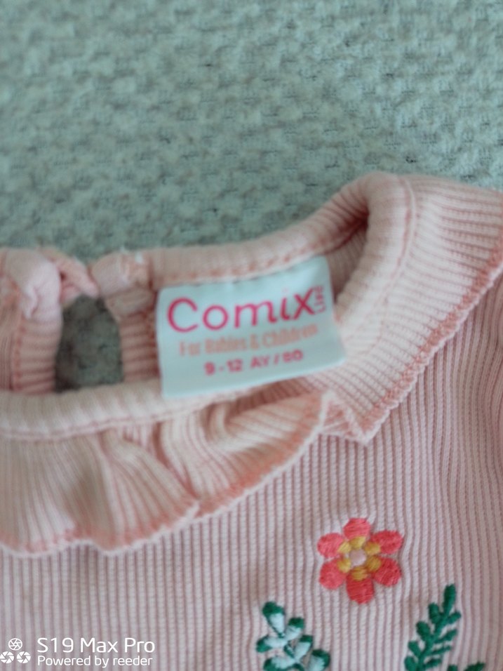 Uzun Kollu Pembe Bebek Kız Takımı - Görsel 3