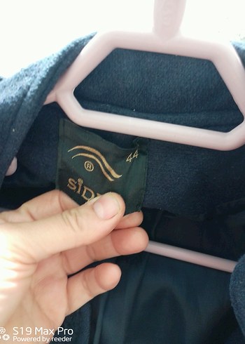 Lacivert Uzun Kadın pardesü, Kürklü, Ofis Stili - Görsel 9