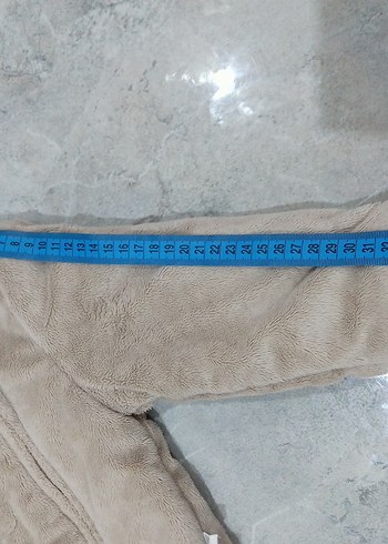 Kürklü Bej unisex Bebek Kar Tulumu 18-24 ay. - Görsel 7