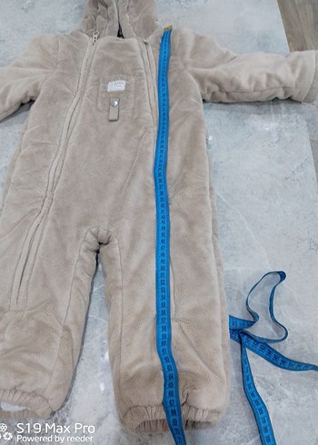 Kürklü Bej unisex Bebek Kar Tulumu 18-24 ay. - Görsel 6