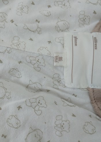 Kürklü Bej unisex Bebek Kar Tulumu 18-24 ay. - Görsel 4