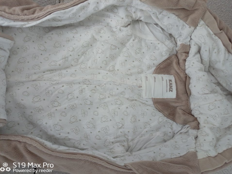 Kürklü Bej unisex Bebek Kar Tulumu 18-24 ay. - Görsel 3