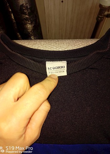 Erkek Çocuk Siyah Sweatshirt Velcro Detaylı - Görsel 2