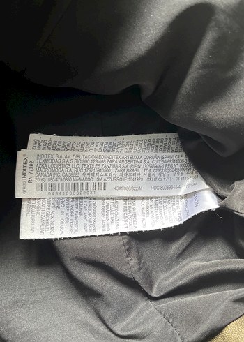 Zara Viral Haki Suni Deri Crop Biker Ceket - Görsel 6