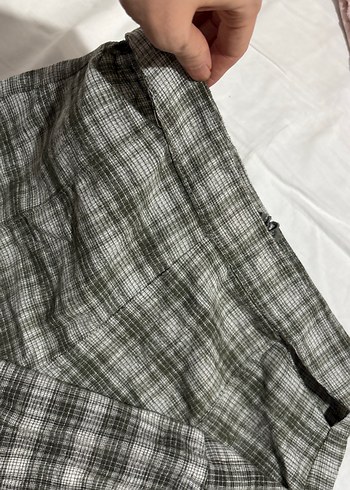 Gri Kareli Uzun Kollu Milla Alt Üst Takımı - Görsel 3