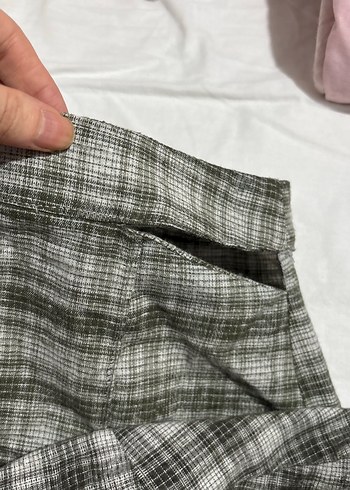 Gri Kareli Uzun Kollu Milla Alt Üst Takımı - Görsel 2