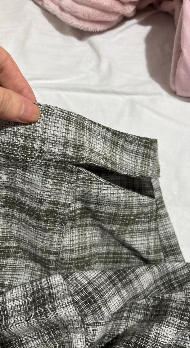 Gri Kareli Uzun Kollu Milla Alt Üst Takımı - Görsel 2