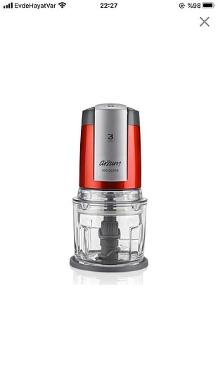 Arzum mia glass doğrayıcı