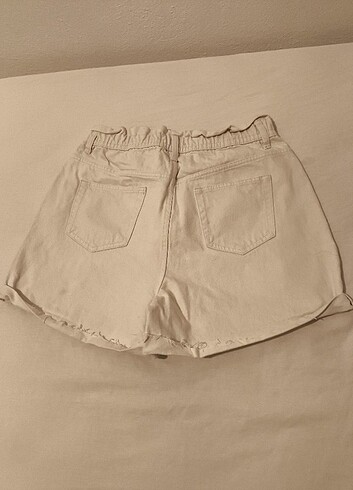 xl Beden beyaz Renk Denim&co primark 42 beden beyaz kot şort sorunsuz