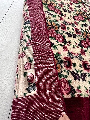 Beden bordo Renk Antika El yapımı ısparta yün halı