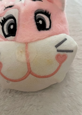 Pembe Peluş Kız Çocuk Terlik - Görsel 2