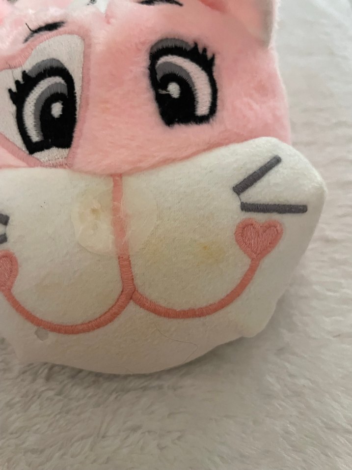 Pembe Peluş Kız Çocuk Terlik - Görsel 2